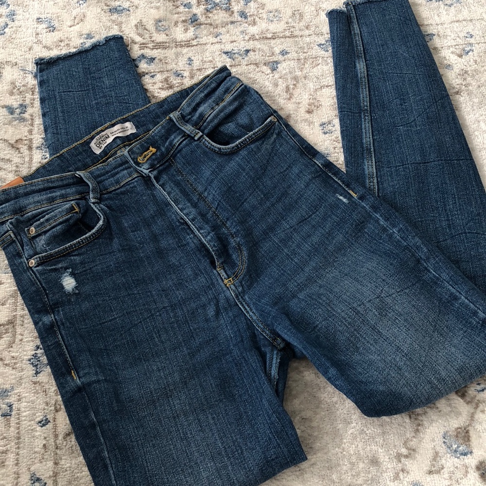 Zara Trafaluc High Rise Skinny Jeans